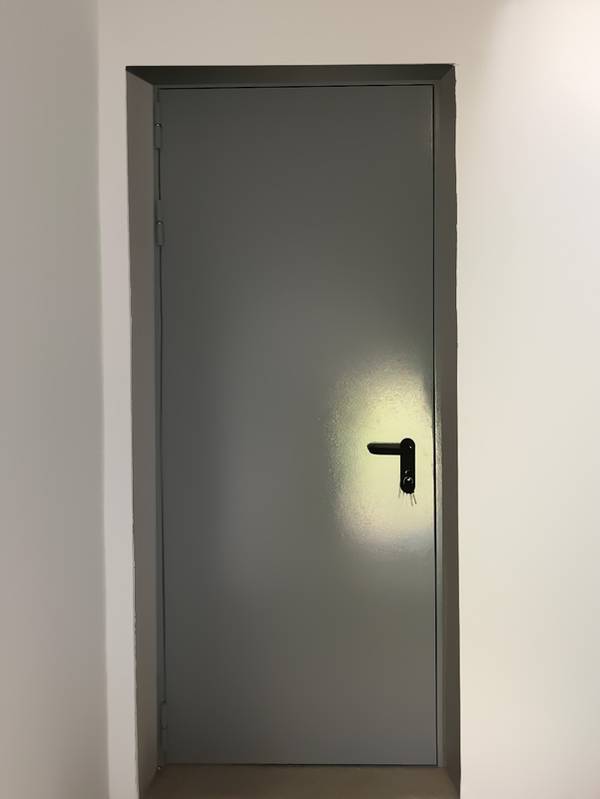 Глухая одностворчатая дверь Глухая одностворчатая дверь