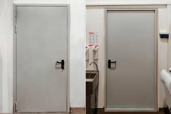 Однопольная противопожарная дверь (завод «Coca-Cola»)