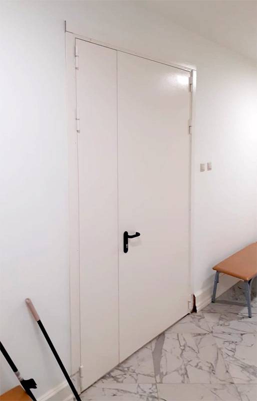 Полуторапольная огнестойкая дверь (г. Кубинка)