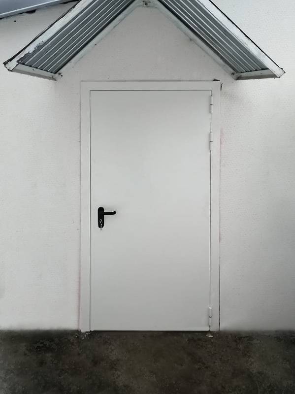 Противопожарная глухая дверь (г. Ногинск) Противопожарная глухая дверь (г. Ногинск)