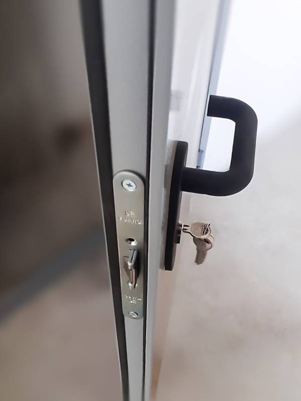 Противопожарный замок (монтаж в гостинице на Ярославском шоссе)