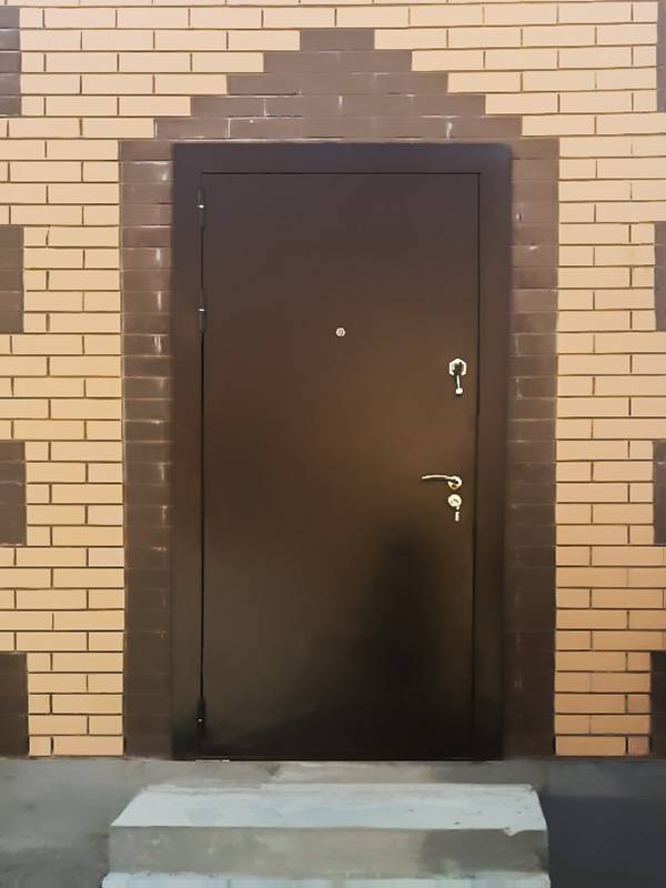 Входная дверь с порошковой отделкой